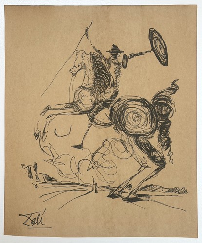 Salvador dalí disegno - dalí, su