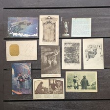 Lotto di 10 Cartoline Antiche 1910-1920 - Militari e varie 