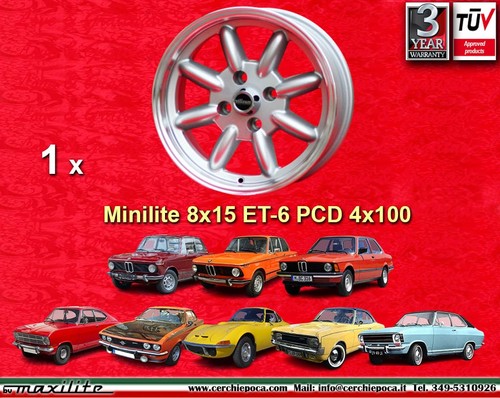 Cerchio minilite bmw - bmw, e30