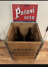 Scatola cassa birra vintage in