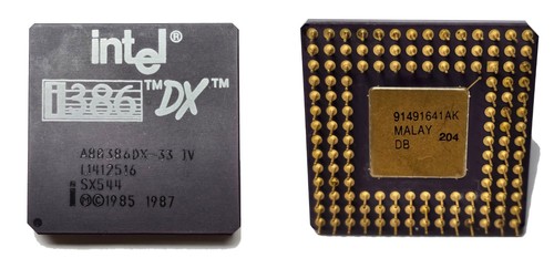Cpu intel i386 33mhz - intel, dx