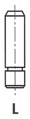 Guida valvole freccia g11388 - guida,