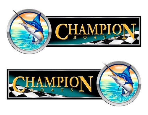 Adesivi tipo champion boat - tipo,
