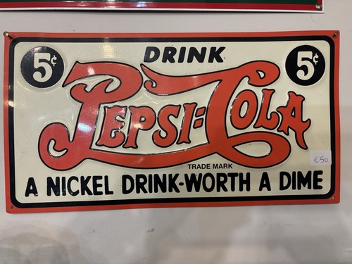 Insegna vintage pepsi - insegna, cola