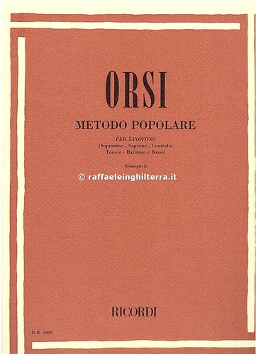 Ricordi metodo popolare per