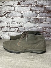 Eddie Bauer Green Brown Suede