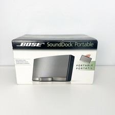 Bose SoundDock Sistema musicale digitale portatile nero argento 043085 NUOVO scatola aperta