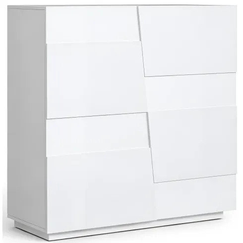 Madia alta bianco laccato - madia,