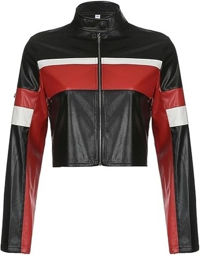 Giacca biker donna - , ecopelle