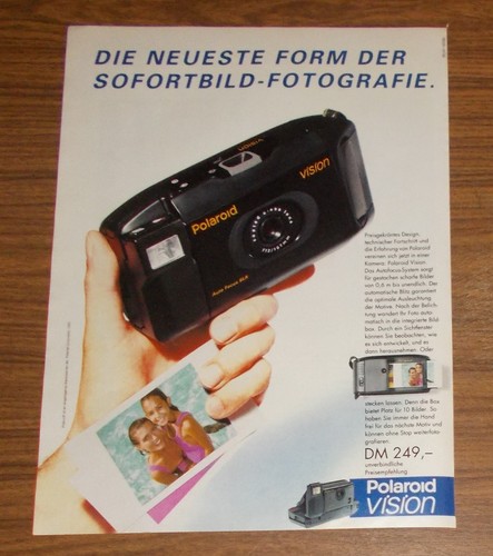 Rara pubblicità polaroid - rara,