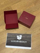 SCATOLA CARTIER ORIGINALE Box Cartier Contro Scatola Gioielli 15,5x14x9,5