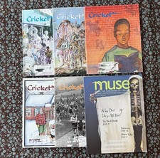 5 Vintage "CRICKET" Magazines