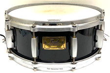 Pearl Masters Studio rullante con guscio di betulla nero 13"x6"