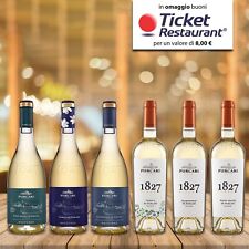 Kit cantina moldavia 6 bottiglie bianchi 750ml OMAGGIO Ticket Restaurant da 8€