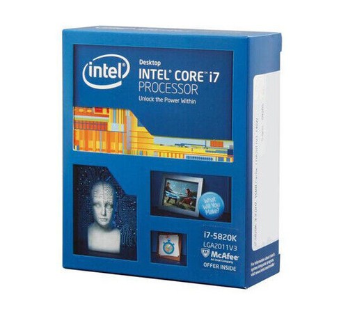 Intel core 5820k nuovo - i7-5820k,, 6x
