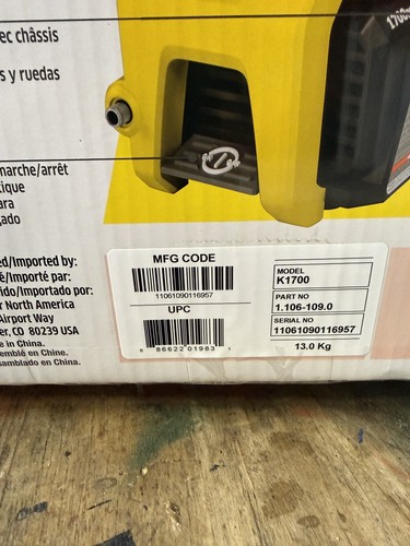 Kärcher k1700 1700 - k1700, psi