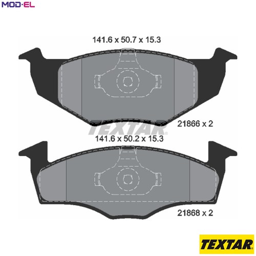 Set pastiglie freno - set,