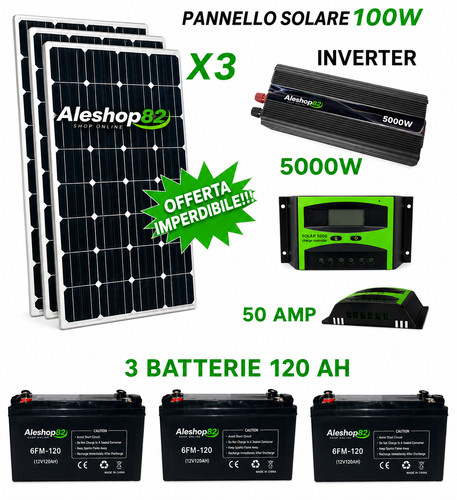 Kit fotovoltaico 3kw - kit,