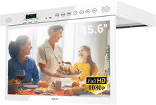 15,6 Pollici Smart TV, Mini Google TV da Cucina con Schermo 1080P FHD, DVB-T2/C/