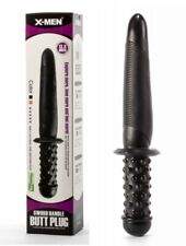 Doppio Dildo Nero con Manico a