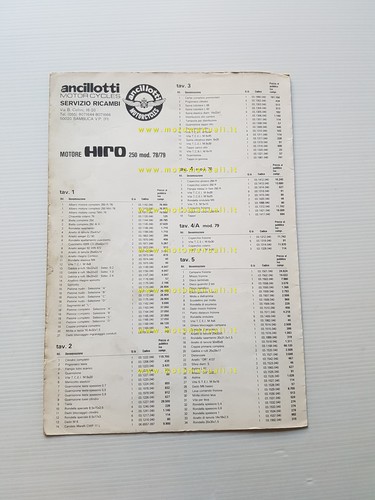 Ancillotti motore hiro 250 - ancillotti,