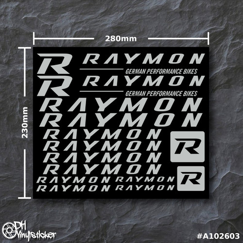 Raymon set adesivi - , grigio