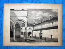 Milano 1882 - Il Cortile del