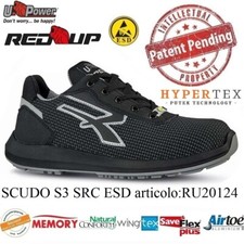UPOWER SCARPE LAVORO ANTINFORTUNISTICA SCUDO S3 SRC ESD U-POWER RU20124 RED UP +