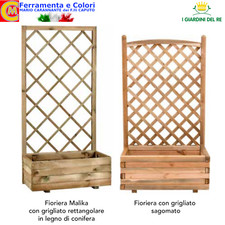 Fioriera Con Pannello