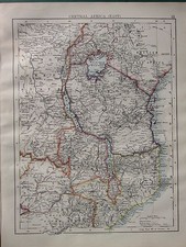 Mappa Vittoriana 1900 ~ Africa