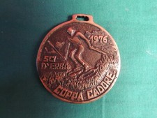 L68*- MEDAGLIA SCI D ERBA COPPA CADORE  1976 - LAGGIO DI CADORE MONTAGNA VENETO 