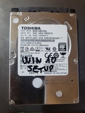HDD HARD DISK TOSHIBA 500GB 2,5" WINDOWS 10 HOME 32/64 BIT SETUP AVVIABILE