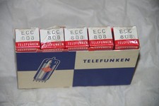 5x ECC808 Telefunken originali