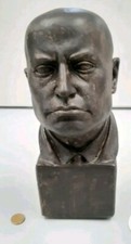 Scultura Busto Mussolini Ww1 Ww2 