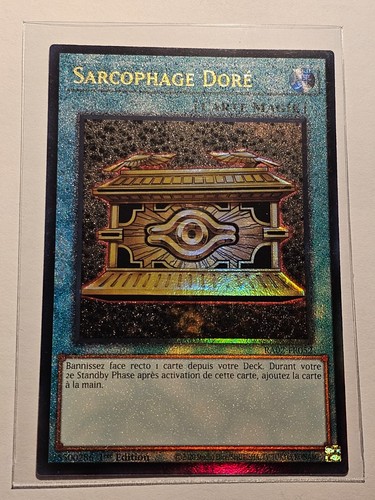 Gold sarcophagus - gold,