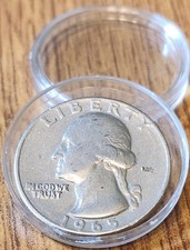 1965 Washington Quarter senza
