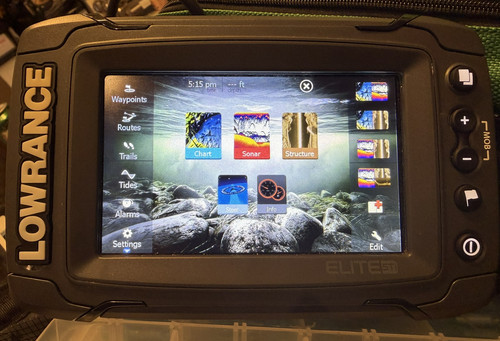 Lowrance elite fishfinder - elite-5,