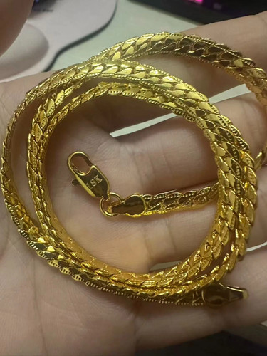 Collana catena corda oro
