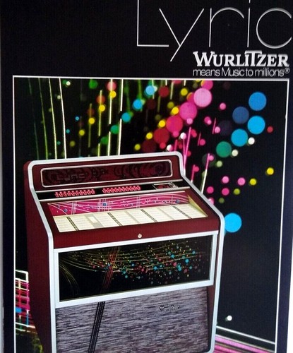 Wurlitzer lyric jukebox flyer - wurlitzer,