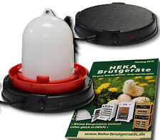 Scaldabagno HEKA 20 cm, con termostato + abbeveratoio da 1,5 l @@@HEKA: 1xart.21215+20040