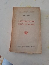 Bailey L'iniziazione Umana E