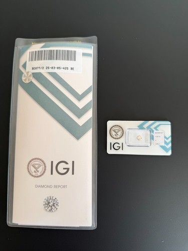 Diamante certificato igi - certificato,