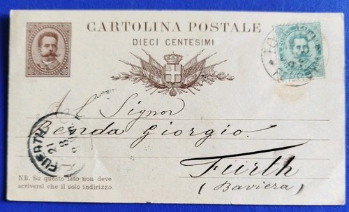 1880 intero postale - , c.5