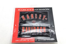 Nuova toppa giacca quadrata Harley Davidson 100° anniversario 6" lettera Varsity 