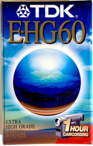 Tdk hg60 videocassetta vhs c - tdk,