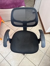 SEDIA DA UFFICIO ERGONOMICA GIREVOLE CON RUOTE