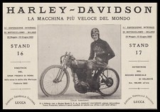Pubbl 1920 moto harley - pubbl.,