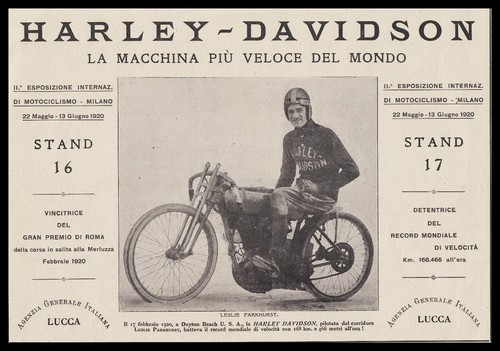 Pubbl 1920 moto harley - pubbl.,