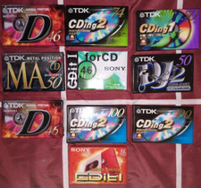 audiocassette vergini TDK e