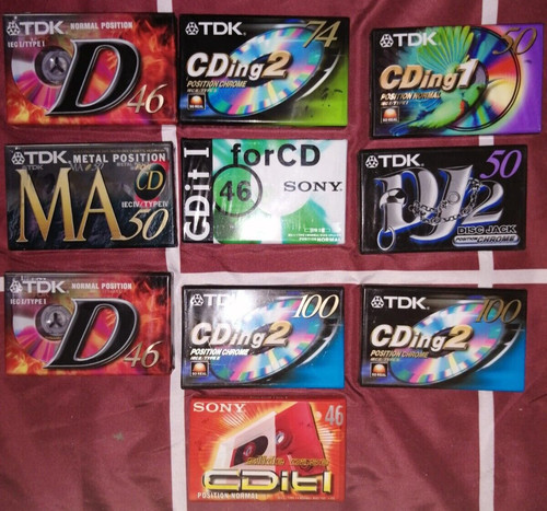 Audiocassette vergini tdk - vergini,